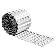6 Inch Corrugated Metal Landscape Edging - Flexible Garden Borders for DIY